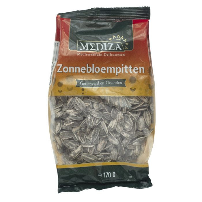 Mediza Zonnebloempitten Geroosterd en Gezouten 170g (170g)