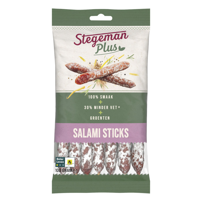 Stegeman Plus salami sticks (100g)