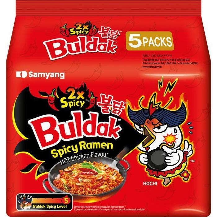 Samyang Extra hete kip 5-pack (5 × 140g)