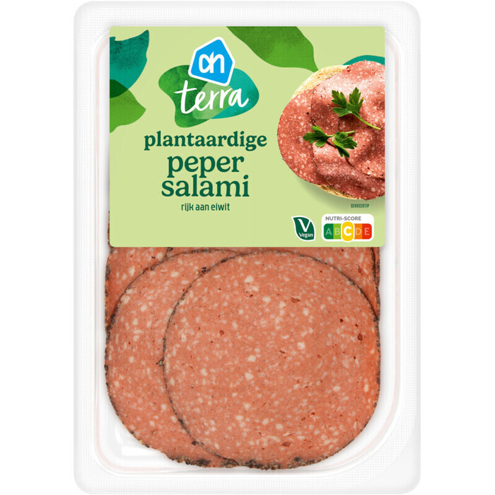 AH Terra Plantaardige pepersalami (80g)