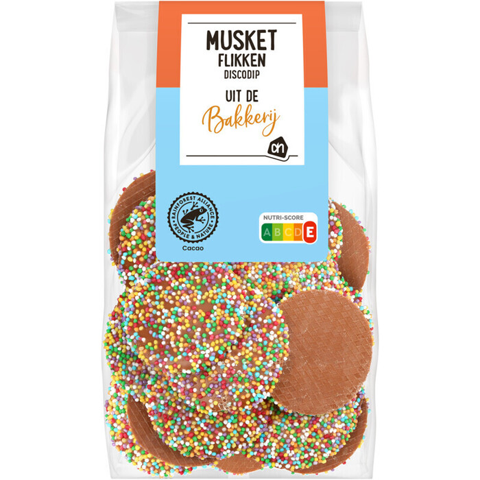 Ravelli Mustket flikken melk discodip (150g)