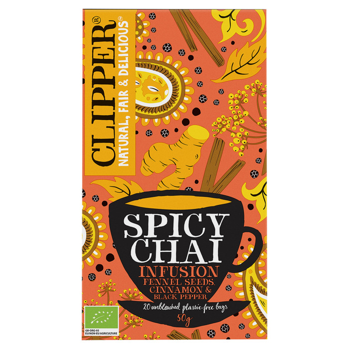 Clipper Spicy chai (20 × 2.5g)