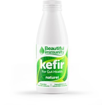 Beautiful Immunity Kefir ondersteunt de darmflora Naturel 500 ml (0.5L)