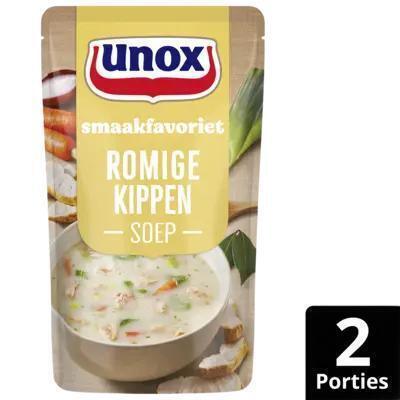 Unox Soep in zak romige kippensoep (Zak, 0.57L)