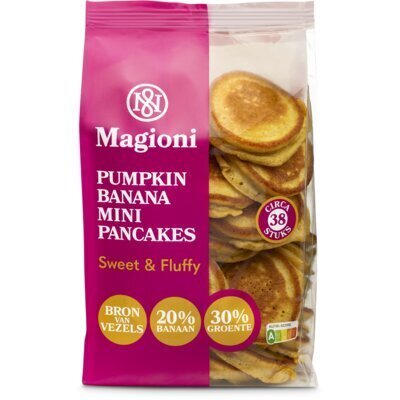 Magioni Pumpkin banana mini pancakes (38 × 9g)