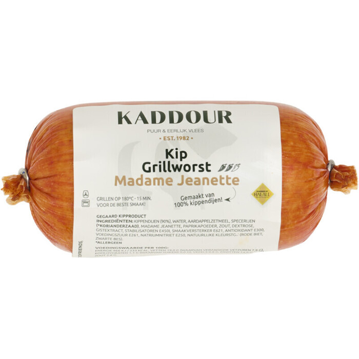 Kaddour Kip grillworst madame Jeanette (200g)