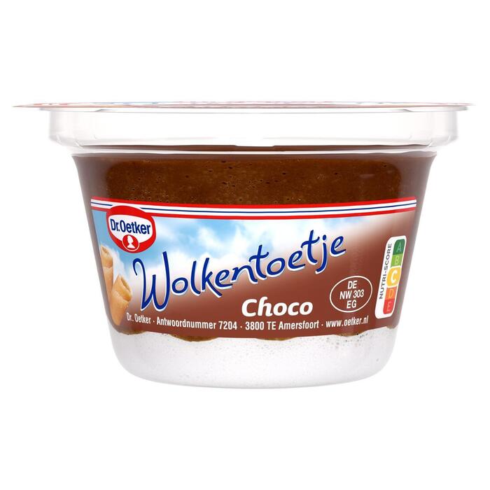 Wolkentoetje Chocolade (Stuk, 125g)