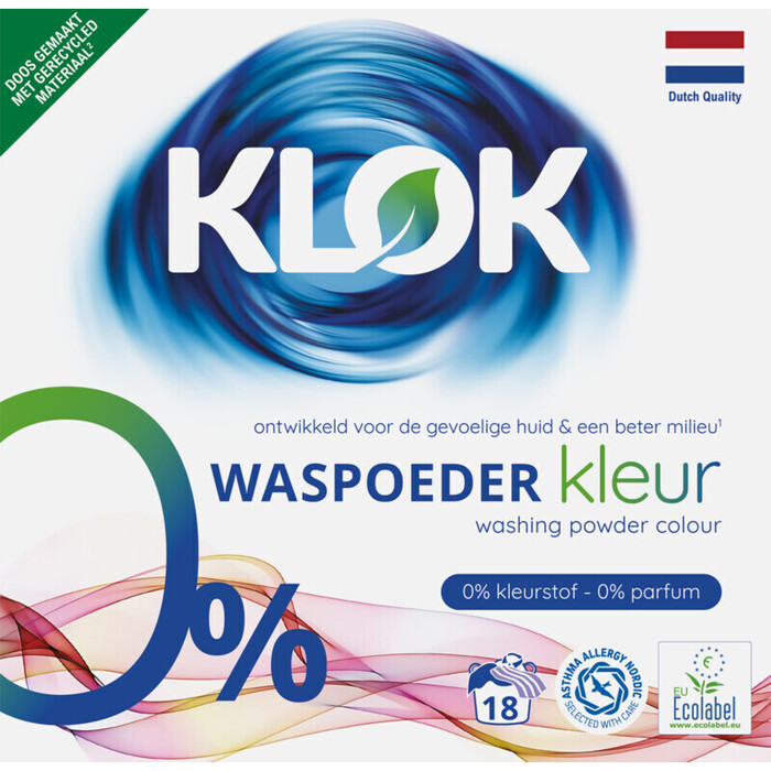 Klok Waspoeder kleur (Doos, 1.17kg)