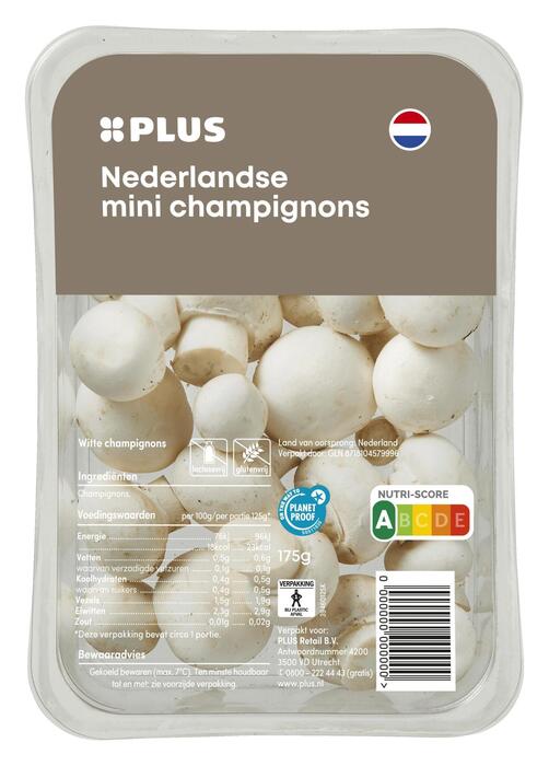 Minichampignons (Schaal, 175g)