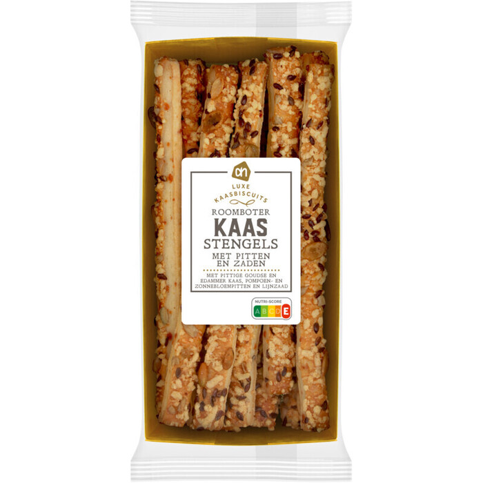 AH Roomboter kaasstengels met zaden (100g)