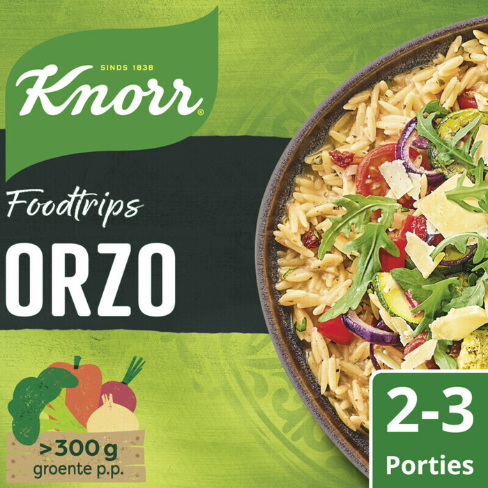 Knorr Wereldgerechten Foodtrips Orzo 271g (271g)