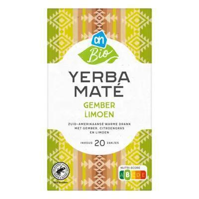 AH Biologisch Yerba mate gember limoen