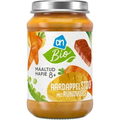 AH Biologisch Aardappelstoof met rundvlees 8m+ (220g)
