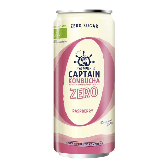 The Gutsy Captain Kombucha Zero Raspberry 250 ml (250ml)