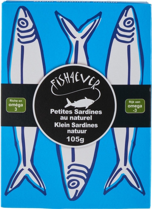 Sardines in bronwater (blik, 105g)