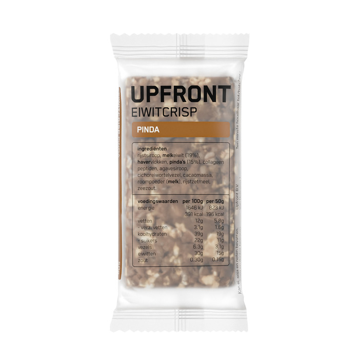 Upfront Eiwitcrisp pinda (50g)