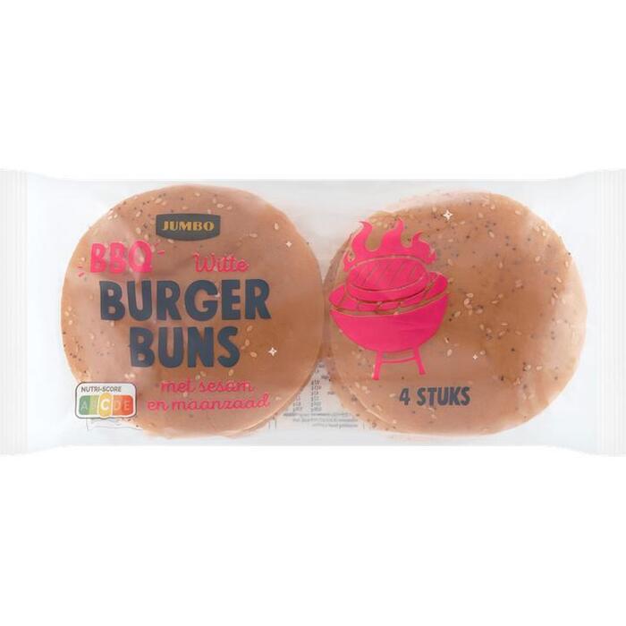 Jumbo Hamburgerbroodje Luxe Wit