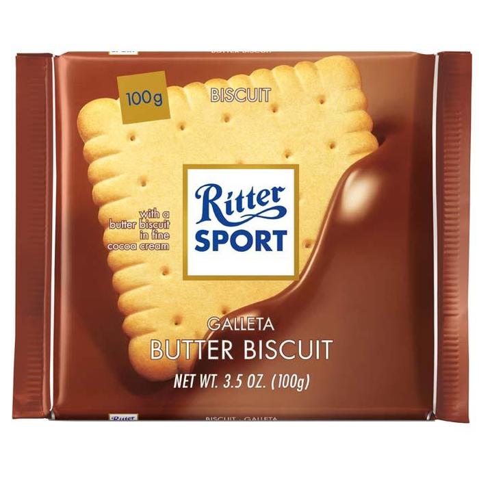 Ritter Sport boterbiscuit (plastic, 100g)