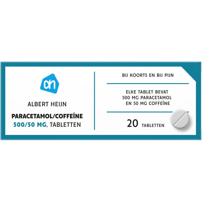 AH Paracetamol/coffeïne 500/50 mg