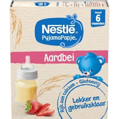 PyjamaPapje® Aardbei 6+ baby pap (2 × 250ml)
