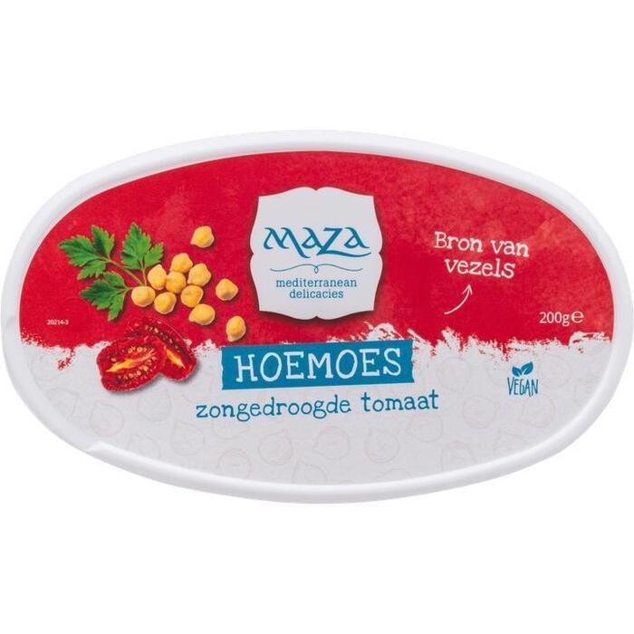 Hoemoes zongedroogde tomaat (bak, 200g)