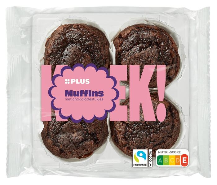 Muffins choco Fairtrade (Zak, 300g)