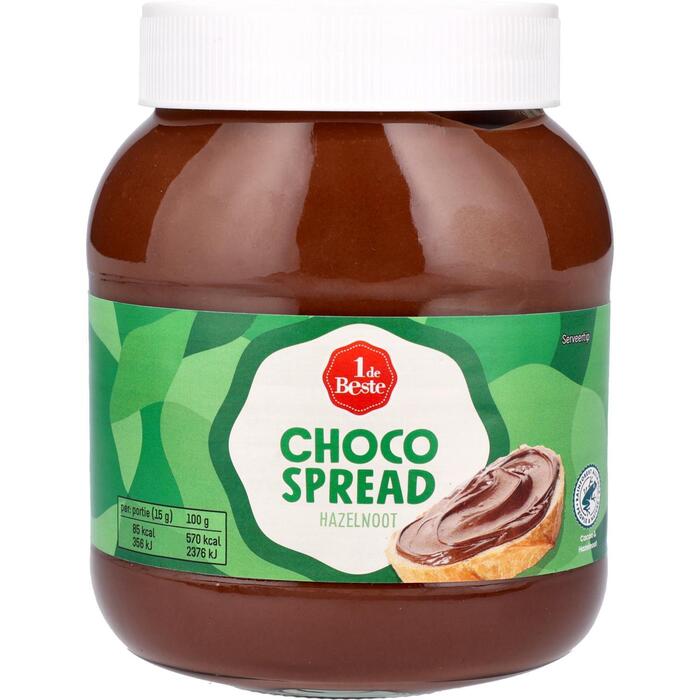 1 de Beste Chocospread hazelnoot (750g)