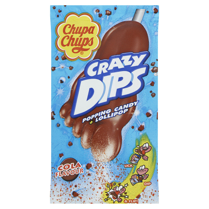 Chupa Chups Crazy Dips Cola 14 g (Zakje, 14g)