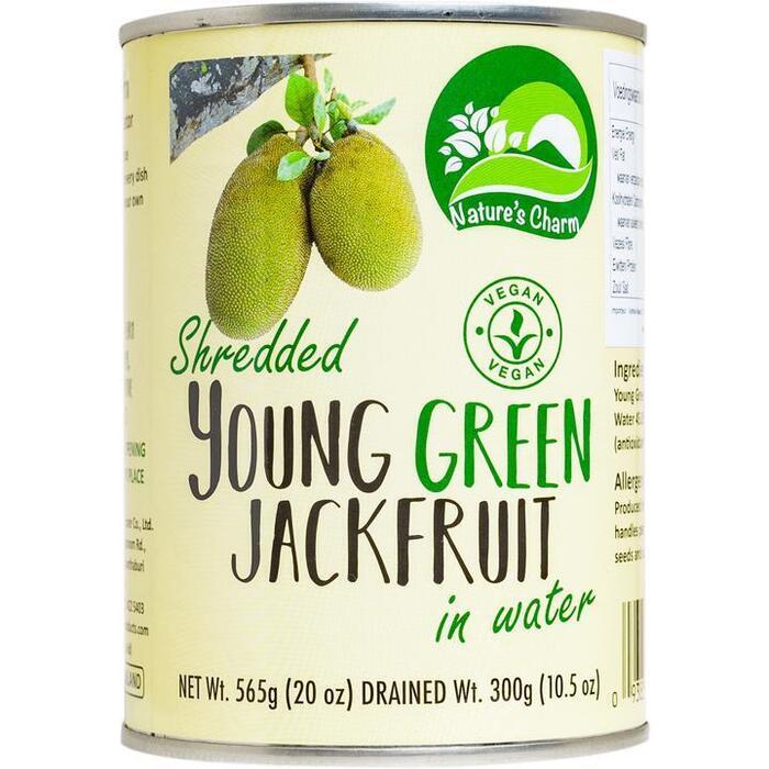 Nature's Charm young green jackfruit shredded in water blik 565 g (565g)