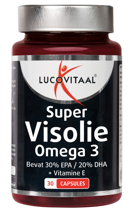 Lucovitaal Super visolie omega 3 (30 × 1.67g)