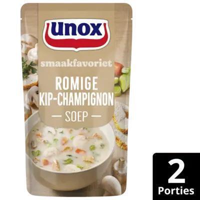 Unox Soep in zak kip champignonsoep (Zak, 0.57L)