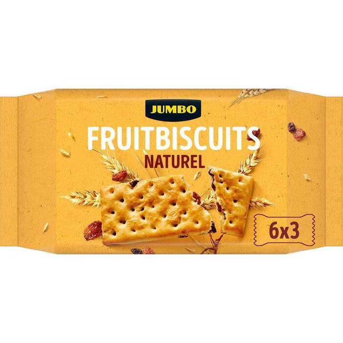 Jumbo Fruitbiscuits Naturel 262g (262g)