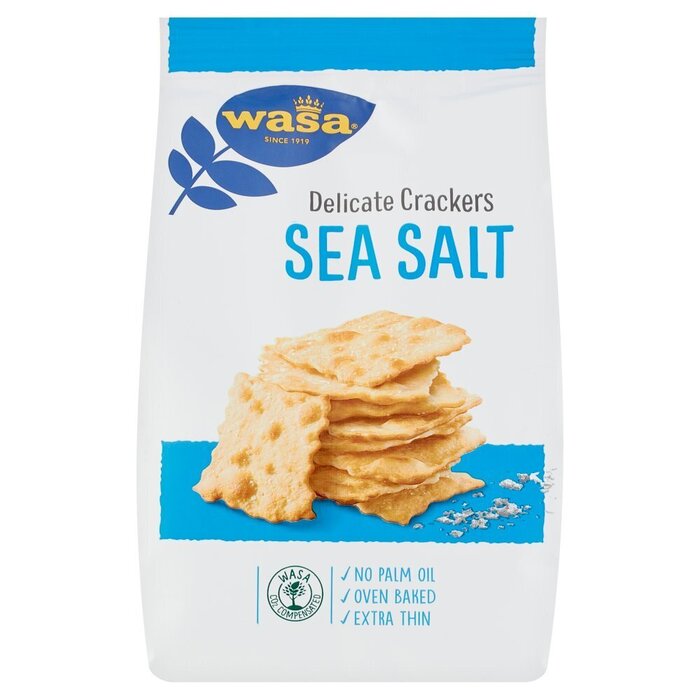 Wasa Delicate Crackers Sea Salt 180g (180g)