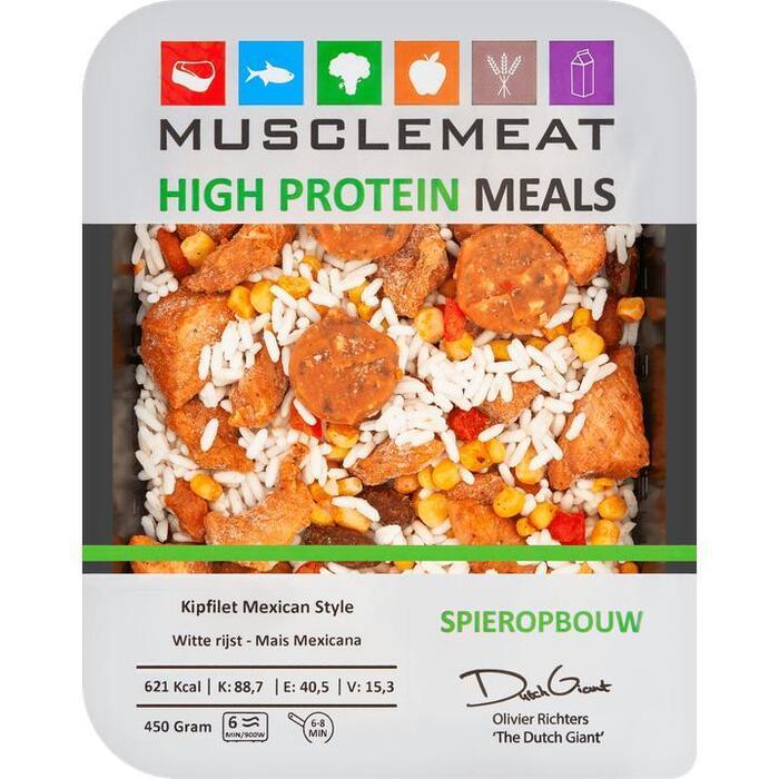 Muscle Meat High Protein Meals Kipfilet Mexican Style 450 g (450g)