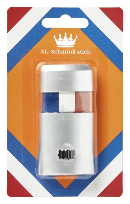 Neutraal Schmink rood-wit-blauw