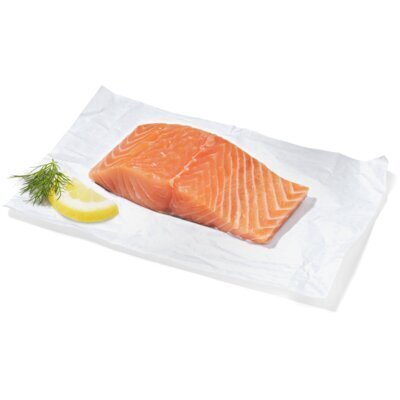 AH Biologisch Zalmfilet op huid (175g)