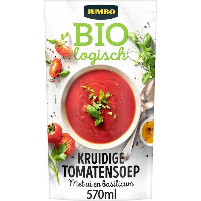 Jumbo Kruidige Tomatensoep met Ui en Basilicum Biologisch 570 ml (0.57L)