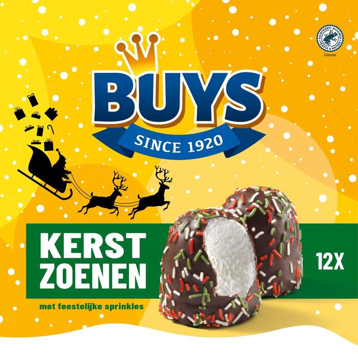 Kerstzoenen (doos, 200g)
