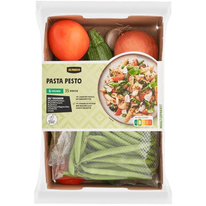 Jumbo Maaltijdpakket Pasta Pesto 4 Personen (940g)