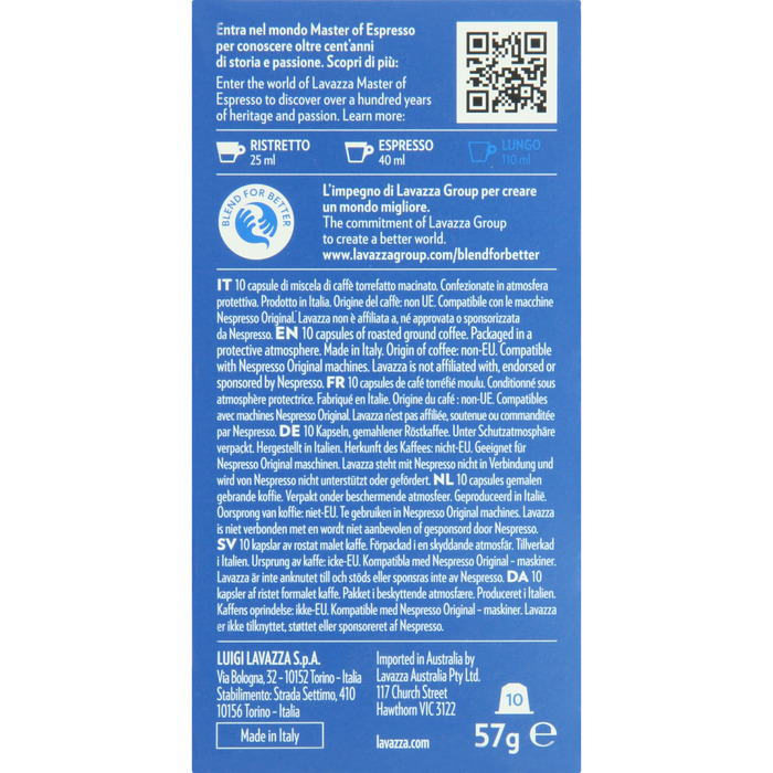 Lavazza Nespresso crema e gusto classico (10 × 5.7g)