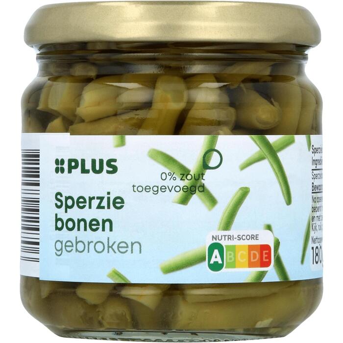 PLUS Sperziebonen gebroken (Pot, 180g)