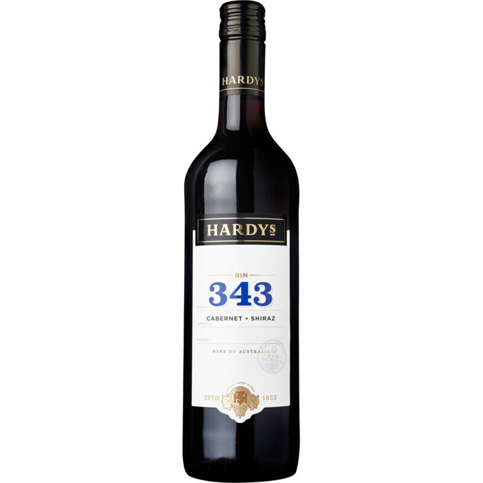 Hardys Bin 343 Cabernet Shiraz (0.75L)