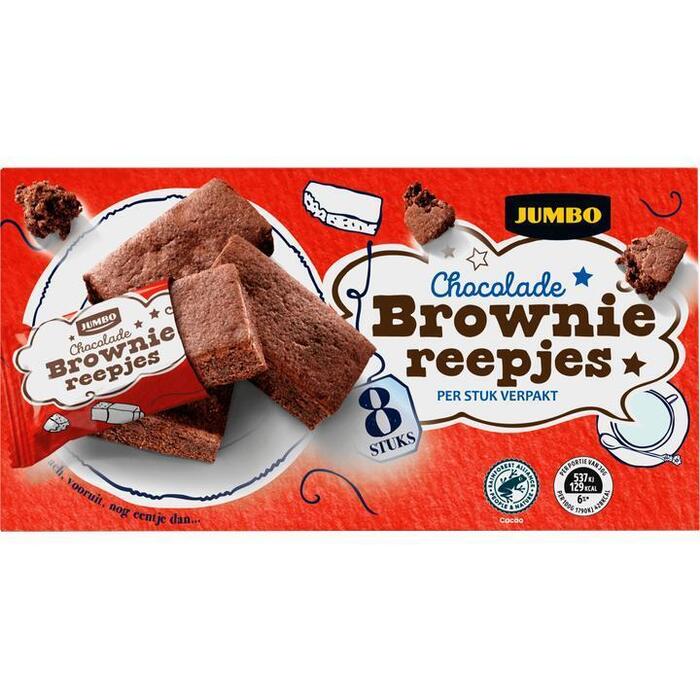 Jumbo Chocolade Brownie Reepjes 8 x 30g (8 × 30g)