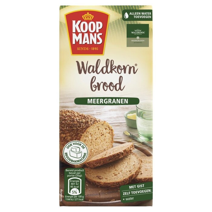 Koopmans Waldkorn broodmix (Pak, 450g)