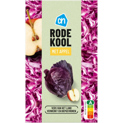 Rodekool met appeltjes (doos, 450g)