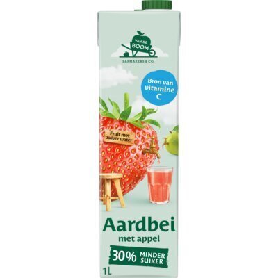Van de Boom Seizoensfruit Kers & Framboos 1L (1L)