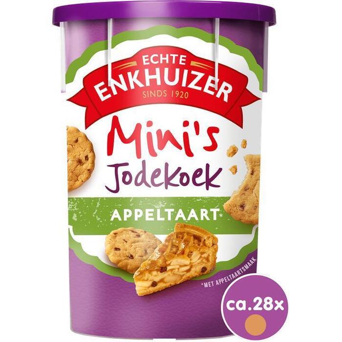 Echte Enkhuizer Mini's jodekoek appeltaart (28 × 6.79g)