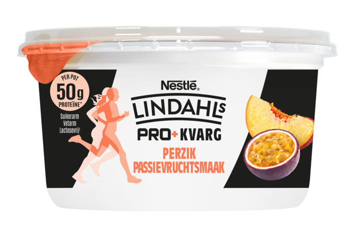 Lindahls Kvarg perzik passievrucht (500g)