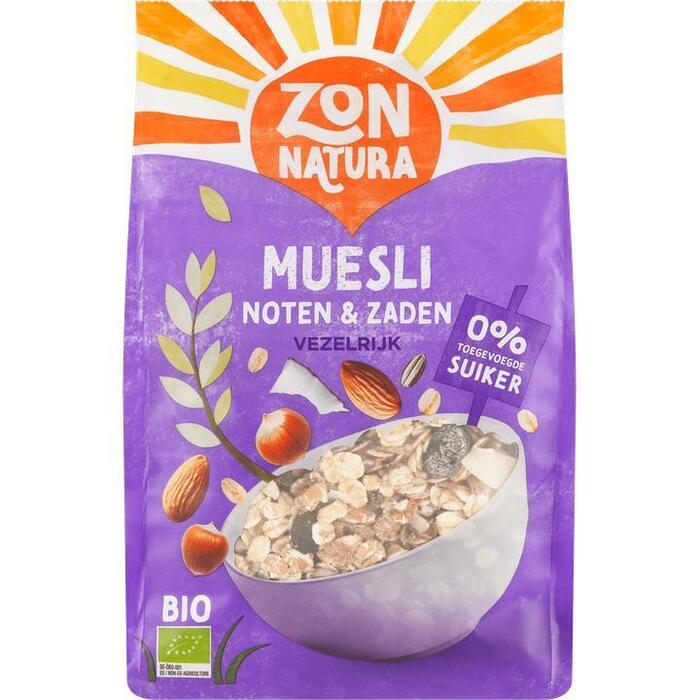 Zonnatura Muesli met noten en zaden (Zak, 375g)