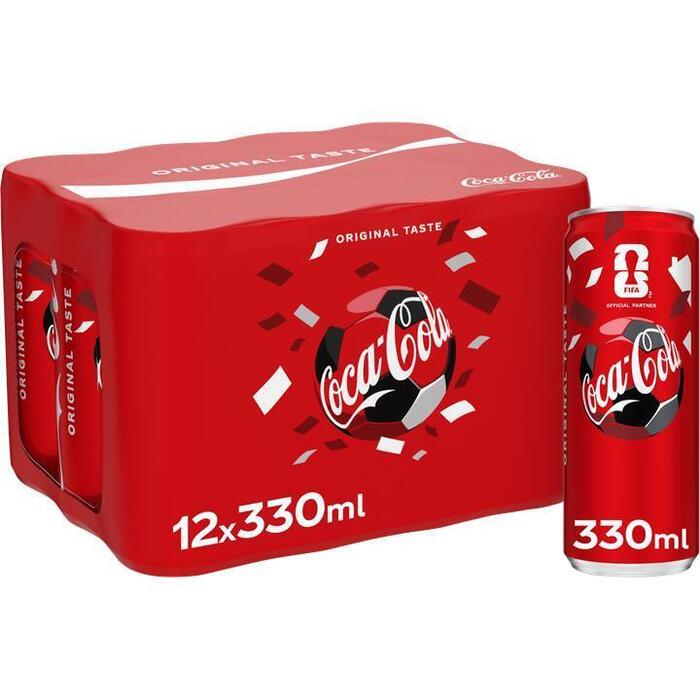 Coca-Cola Original Taste 12 x 330 ml (blik, 12 × 33cl)